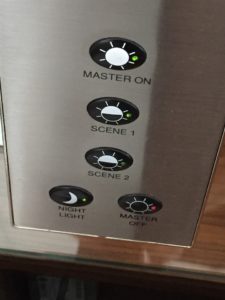 Edinburgh Sheraton Grand bedroom controls