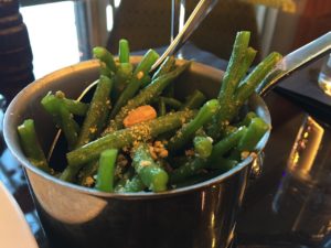 Green Beans at the Edinburgh Sheraton Grand One Square