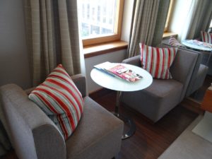 Seating area King Room Edinburgh Sheraton Grand Hotel and Spa