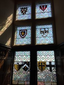 Edinburgh Castle Coat of Arms windows