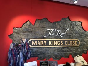 Mary King's Close tour Edinburgh three days in Edinburgh