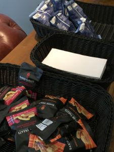 Virgin First Class Lounge Edinburgh snacks