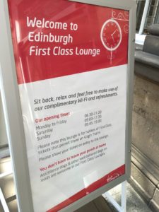 Hours of Operation Virgin Edinburgh First Class Lounge