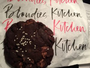 Blondie's Kitchen London Double Chocolate Tahini cookie
