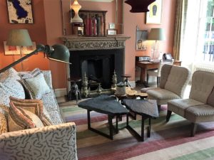 Drawing Room and Fireplace at the Dorset Square Hotel Marylebone