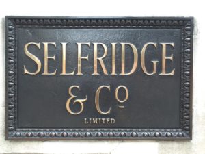 Selfridge & Co Sign London