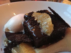 The Grazing Goat chocolate dessert
