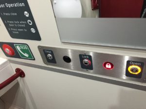 Virgin East Coast train accessible bathroom