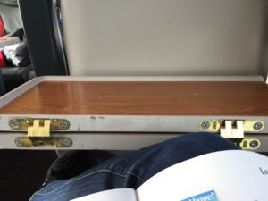 Virgin Trains leg room First Class train Edinburgh to London