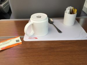 Virgin East Coast FIrst Class Tea