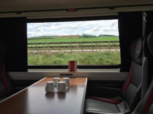 Scenic View East Coast Train Edinburgh to London