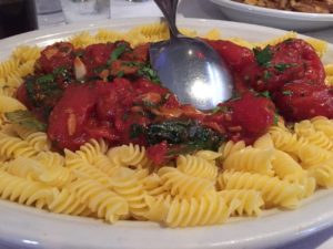 Gluten free D.C. pasta at Carmine's