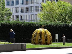 Art Weekend in D.C. Kusama Pumpkin Hirshhorn
