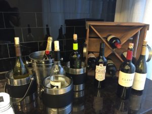 Fairmont D.C. Gold Level Lounge Wine and Champagne