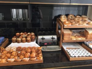 Fairmont D.C. Gold Level Lounge Review breakfast