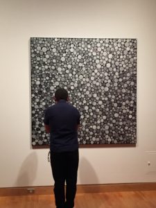 Infinity Mirrors exhibit Kusama painting