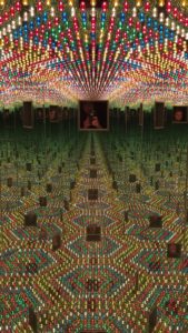 Infinity Mirrors exhibit "Love Forever"