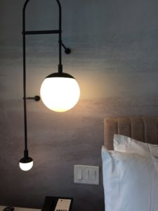 Loews Hotel 1000 Bedroom lighting