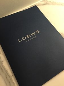 Loews Hotel 1000 Seattle Menu
