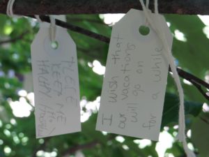 Wishes on the Wish Tree for Washington DC by Yoko Ono