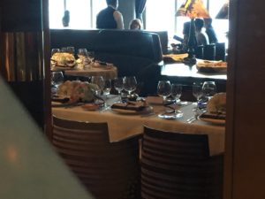 Oprah fundraising dinner Pinnacle Grill view