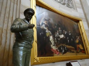 US Capitol Rotunda Eisenhower Statue and Painting