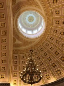 National Statuary Hall Dome and Chandelier US Capitol