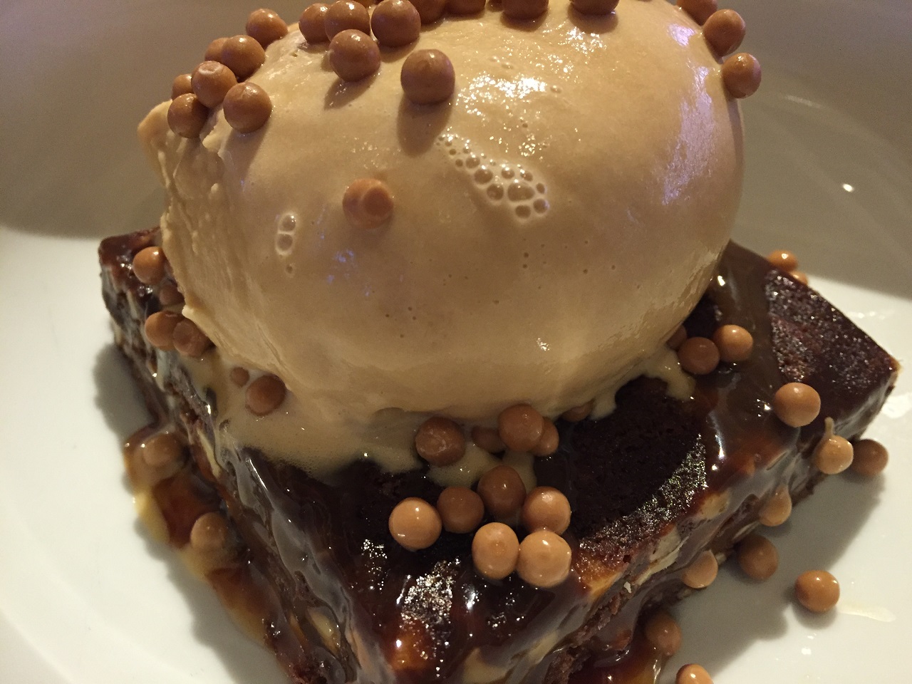 Las Vegas Desserts Sea Salted Caramel Brownie