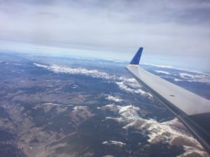 United Views flying from Denver to St George Utah