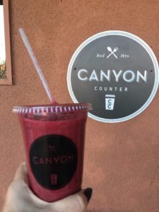 Canyon Counter Spa Smoothie Red Mountain Resort