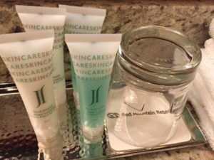 June Jacobs Spa toiletries Red Mountain Resort