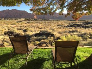 Red Mountain Resort View of Snow Canyon Park Utah Solo Wellness