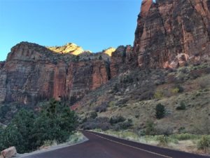 Zion National Park Scenic Drive November