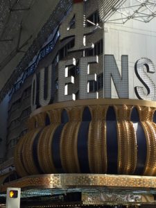 4 Queens Casino Neon Sign Las Vegas Freemont Street