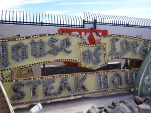 House of Lords Steak House Neon Sign Neon Museum