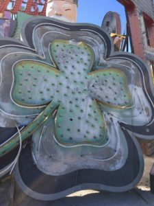 Neon Museum Sign Four Leaf Clover