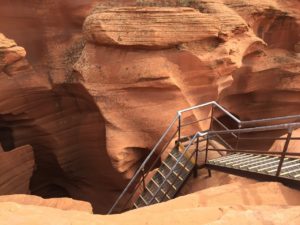 Lower Antelope Canyon ladders entrance
