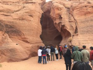 Upper Antelope Canyon entrance tour groups