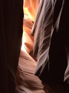 Upper Antelope Canyon Light and Dark View