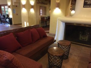 Marriott Courtyard Page lobby fireplace