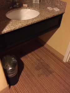 Marriott Courtyard Page Stained Carpet