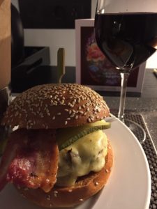 Mondrian London Hotel Room Service Burger