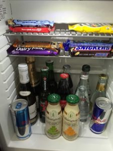 Mondrian London Hotel Minibar Options