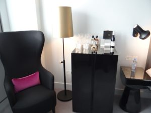 Mondrian London Hotel Reading Chair Minibar