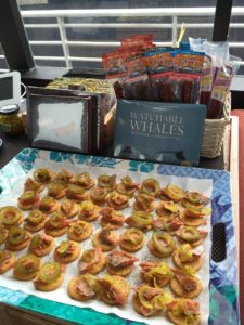 Juneau Alaska Hovercraft tour snacks
