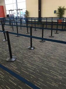 HAL Eurodam Pier 91 check in lines Cruise to Alaska on Eurodam