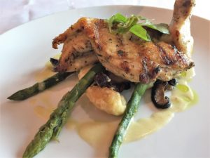 HAL Eurodam Dinner Entree Chicken