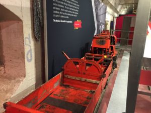 Original Mail Rail Train at the Postal Museum