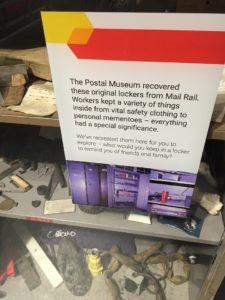London Mail Rail Lockers