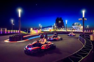Norwegian Bliss Go Karts Night Race Track